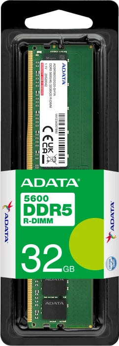 ADATA RDIMM 32GB, DDR5-5600, CL46-45-45, X8, reg ECC, tray