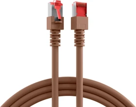EFB Elektronik Patchkabel, Cat6, S/FTP, RJ-45/RJ-45, 15m, braun