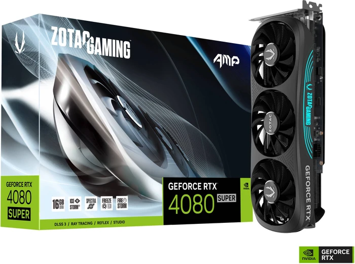 Zotac Gaming GeForce RTX 4080 SUPER AMP, 16GB GDDR6X, HDMI, 3x DP