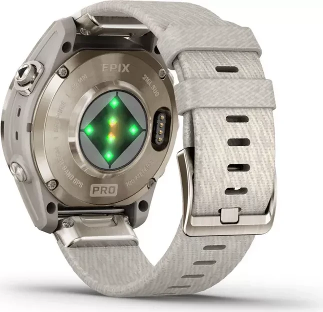 Garmin epix 2S Pro Sapphire cream heather/soft gold
