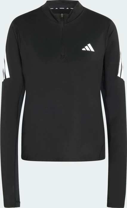 adidas Adi365 Iconic Running Half Zip Laufshirt langarm schwarz (Damen)