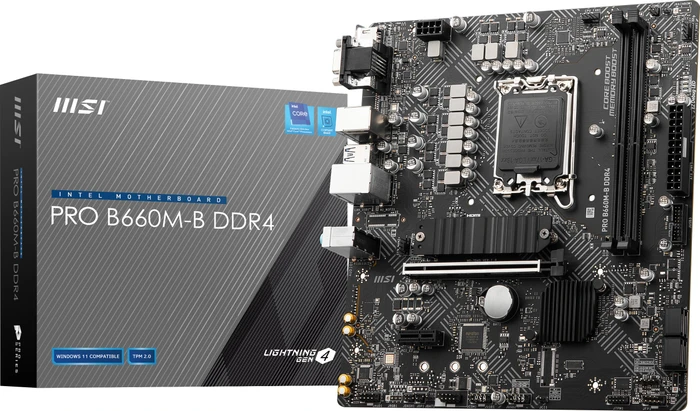 MSI PRO B660M-B DDR4 (Intel 1700)