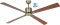 CasaFan Eco Neo III 152 MA-NB/KI WiFi Deckenventilator nuss/kirsche/messing Vorschaubild
