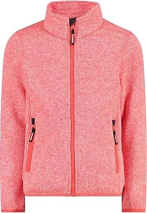 CMP Fleece Knit-Tech Meliert Jacke red fluo/antracite (Junior)