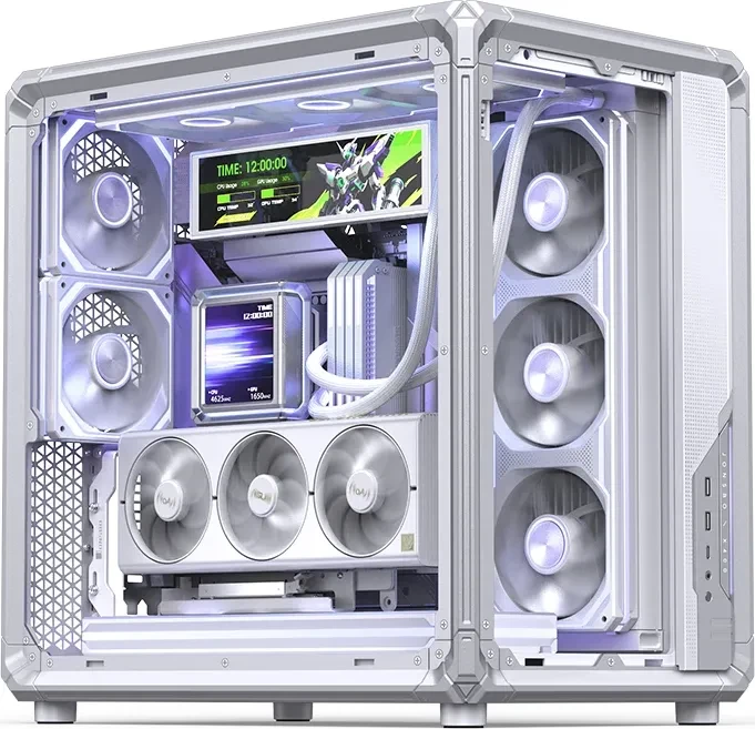 Jonsbo DS916, Monitor Kit, White