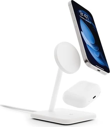 Twelve South HiRise 2 Deluxe Wireless Charging Stand weiß