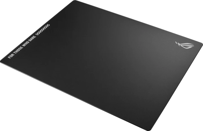 ASUS ROG Moonstone Ace L Glass Mousepad, 500x400mm, Black Edition