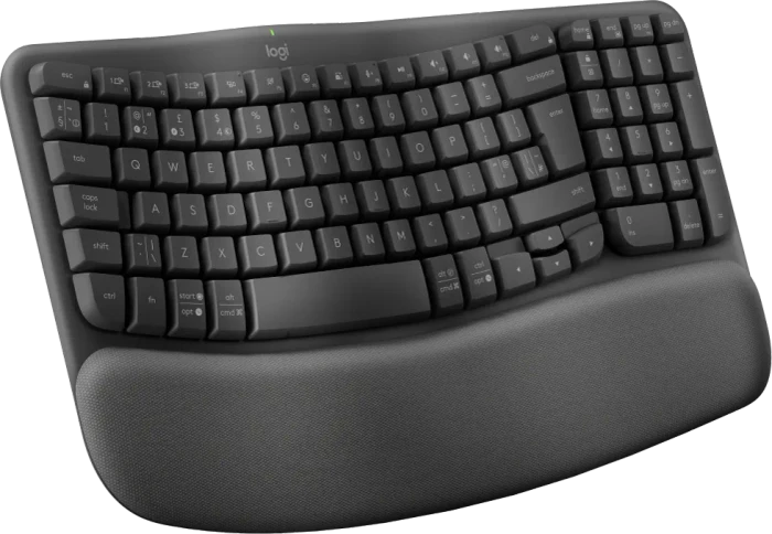 Logitech Wave Keys for Business, Grafit, Logi Bolt, USB/Bluetooth, UK