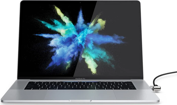Maclocks Ledge Adapter inkl. Kabelschloss mit Schlüssel für Macbook Pro Touch Bar 13.3"/15.4"