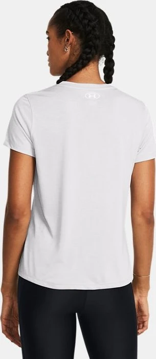 Under Armour Tech V Twist Funktionsshirt kurzarm halo gray/white (Damen)