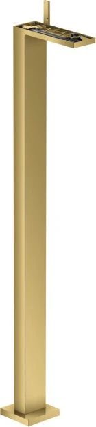Hansgrohe Axor MyEdition Waschbeckenarmatur bodenstehend mit Push-Open Ablaufgarnitur ohne Platte polished goldoptik