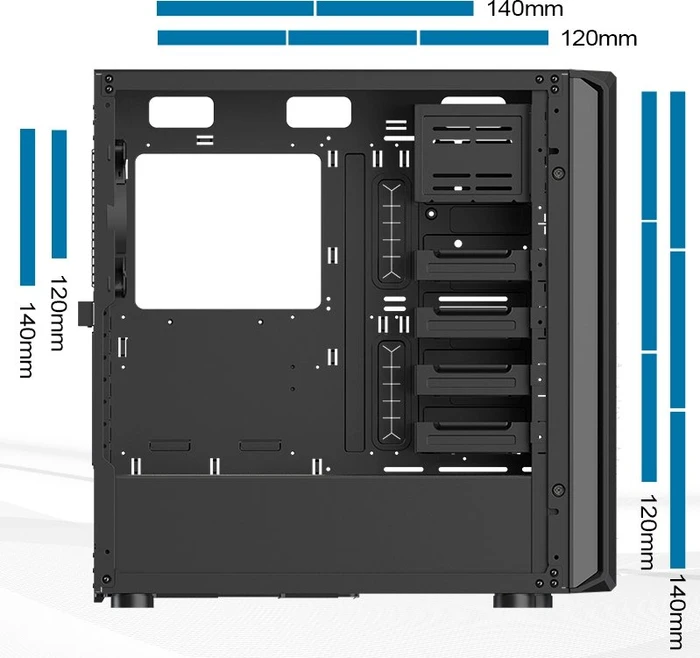 SilverStone Seta D1, schwarz