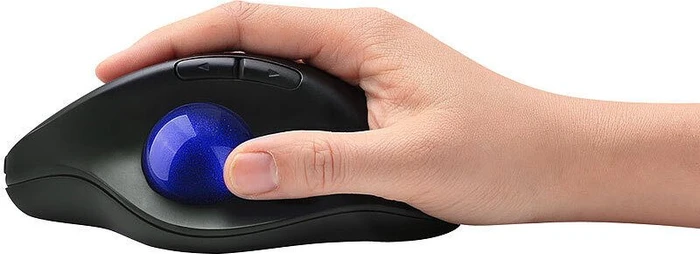 Mod-it ZX8272 Kabellose Trackball-Maus mit 7 Tasten, Bluetooth