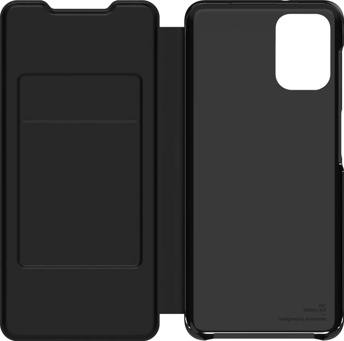 Samsung Anymode Wallet Flip Cover für Galaxy A12 schwarz