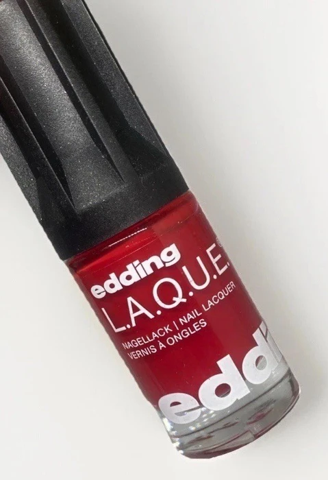 edding L.A.Q.U.E. Nagellack 162 Sexy Strawberry, 8ml