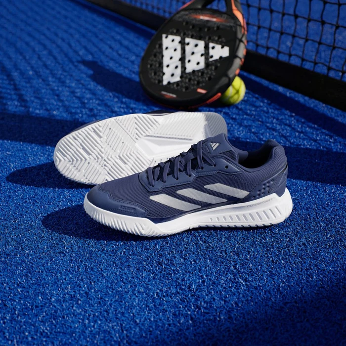adidas Courtquick Padel dark blue/silver metallic/cloud white (Herren)
