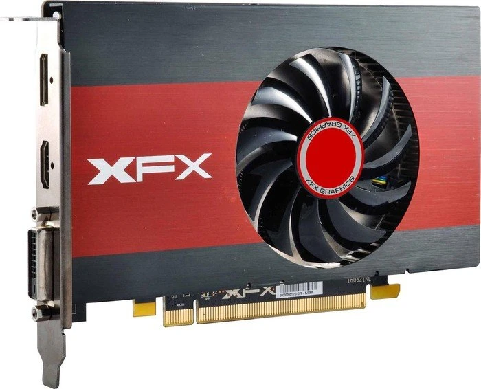 XFX Radeon RX 550 Slim Single Slot, 4GB GDDR5, DVI, HDMI, DP