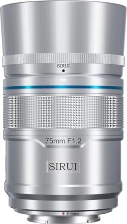 Sirui Sniper 75mm 1.2 für Sony E silber