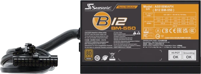Seasonic B12 BM 550W, ATX