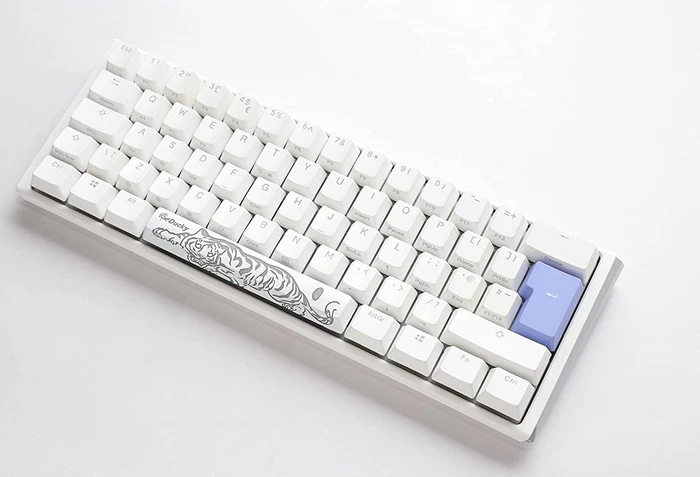 Ducky One 3 Mini PBT, LEDs RGB, Pure White, MX RGB BROWN, USB, UK