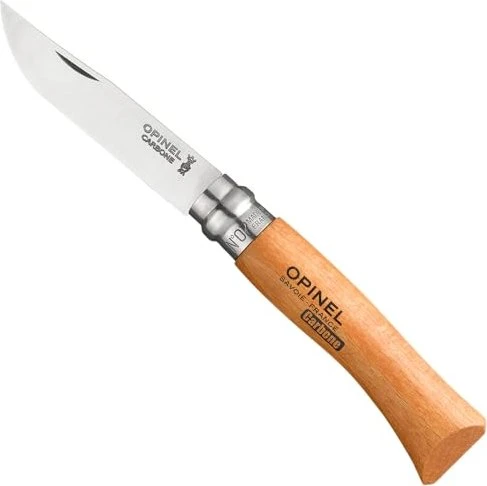 Opinel No. 7 Carbon Taschenmesser natur