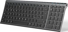 iClever Ultra Slim Bluetooth-Tastatur, Bluetooth [verschiedene Farben] (BK10)