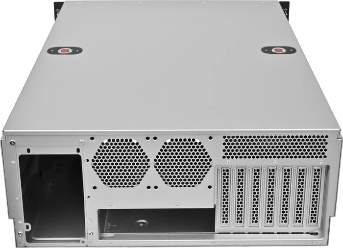 SilverStone RM43-324-RS, Rackmount Storage, schwarz/grau, 4HE, ATX