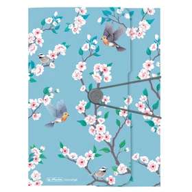 Herlitz Dreiflügelmappe mit Gummizug, A4, Ladylike Birds