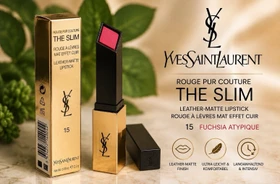 Yves Saint Laurent Rouge Pur Couture The Slim Lippenstift 15 fuchsia atypique, 3g