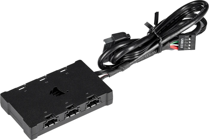 Corsair AF Series iCUE AF120 RGB Elite Triple Fan Kit, schwarz, LED-Steuerung, 120mm, 3er-Pack