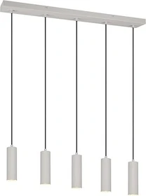 Trio Soka Pendelleuchte 5-flammig warm grey