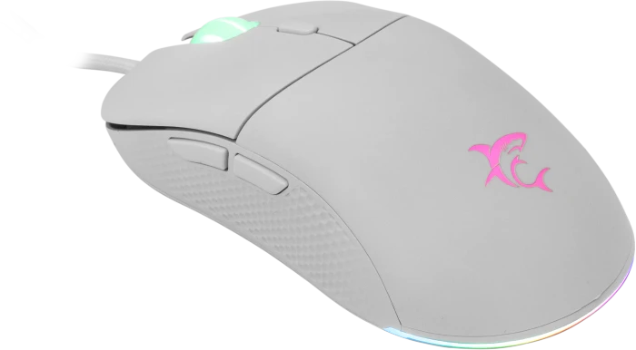 White Shark Bagdemagus White Gaming Mouse, weiß, USB