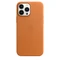 Apple Leder Case mit MagSafe für iPhone 13 Pro Max goldbraun Vorschaubild