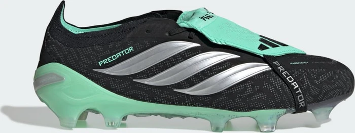 adidas Predator Elite Fold-Over Tongue FG core black/silver metallic/pulse mint