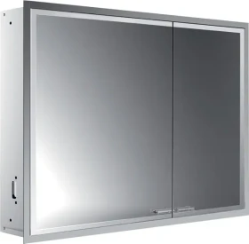 Emco Asis Prestige 2 LED-Lichtspiegelschrank 91.5cm, ohne light System, breite Tür links