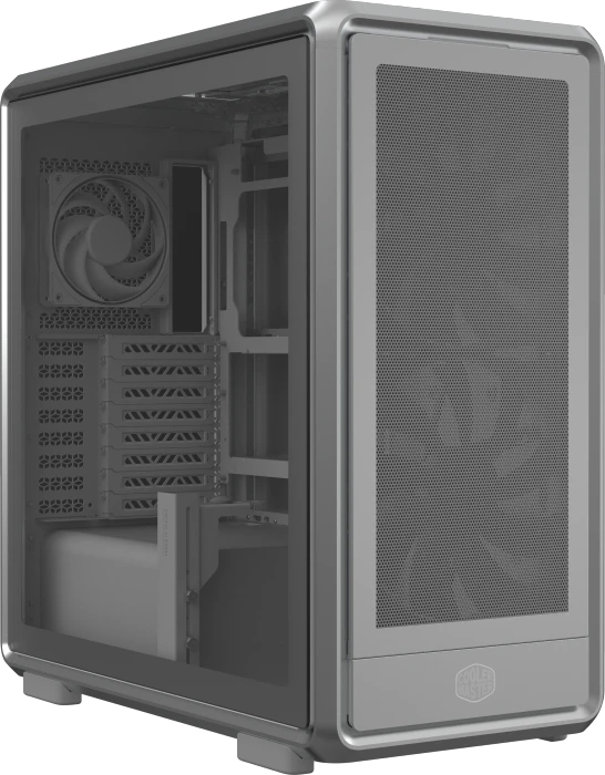 Cooler Master MasterFrame 600 Mesh, silber, Glasfenster