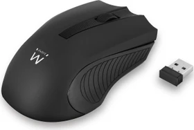 Ewent Wireless Optical Mouse 1000dpi schwarz, USB (EW3221)