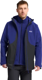 Jack Wolfskin Stonetrail 3in1 Funktionsjacke phantom (Herren)