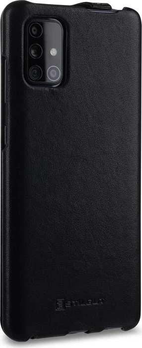 Stilgut UltraSlim Nappa für Samsung Galaxy A71 schwarz