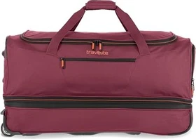 Travelite Basics Rollenreisetasche erweiterbar 70cm bordeaux