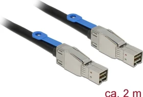 DeLOCK Kabel Mini SAS HD SFF-8644 auf Mini SAS HD SFF-8644, 2m (83395)