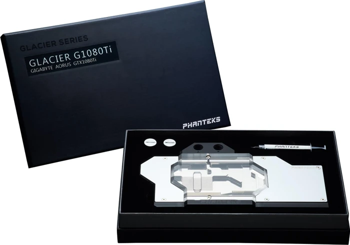 Phanteks Glacier GTX 1080 Ti Gigabyte AORUS GPU Block, chrome