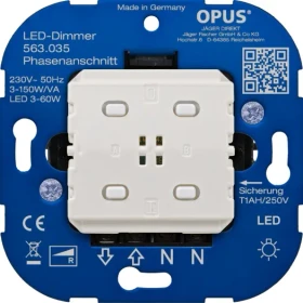 Opus BRiDGE Dimmer weiß, 1-fach, Dimmaktor (563.035-C)