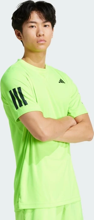 adidas Club Tennis Climacool 3-Streifen Funktionsshirt kurzarm lucid lemon (Herren)