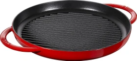 Zwilling Staub Grillpfanne rund 30cm kirschrot