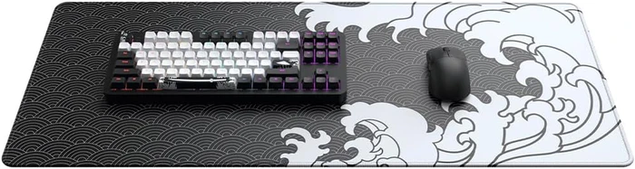 Dark Project ALU87B Bushido Gaming Keyboard, schwarz/weiß, LEDs RGB, g3ms Moonstone, USB, US