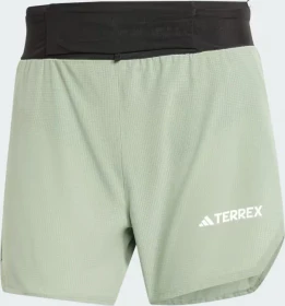 adidas Terrex Techrock Pro Trail Laufhose kurz silver green (Herren)