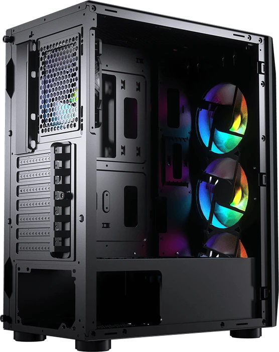 Cougar MX410 Mesh-G RGB, Glasfenster