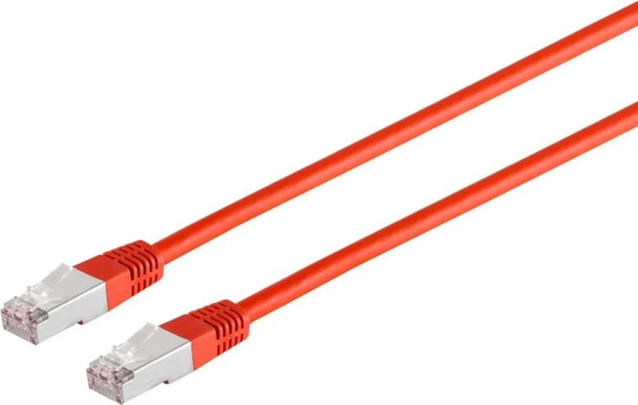 Equip Patchkabel, Cat5e, SF/UTP, RJ-45/RJ-45, 0.5m, rot