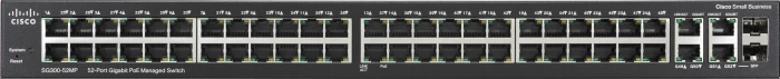 Cisco SG300 Rackmount Gigabit Managed Switch, 50x RJ-45, 2x RJ-45/SFP, 740W PoE+